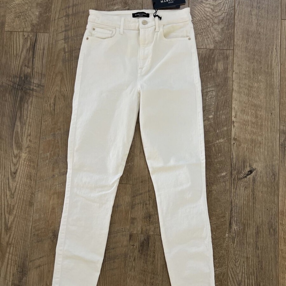 Marciano by Guess Stiletto No. 7 White Skinny Jeans